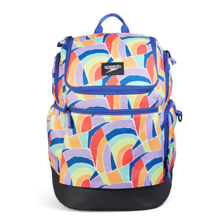 Speedo TEAMSTER 2.0 RUCKSACK 35L Blue Orange - Sac à dos multisports et piscine | Les4Nages