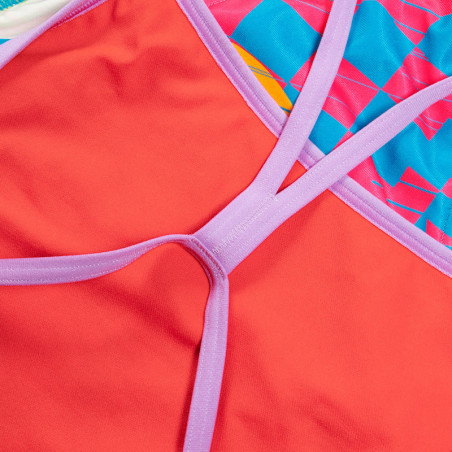 SPEEDO Allover Digital VBack Pink Yellow - Maillot de Bain Femme 1 piece | Les4Nages SPEEDO Allover Digital VBack Pink Yellow - Maillot de Bain Femme 1 piece | Les4Nages