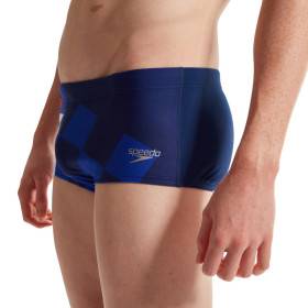 SPEEDO Placement Digital Brief Blue Red - Maillot Natation