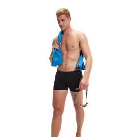 SPEEDO H Boom Panel Aquashort Black White - Boxer Natation