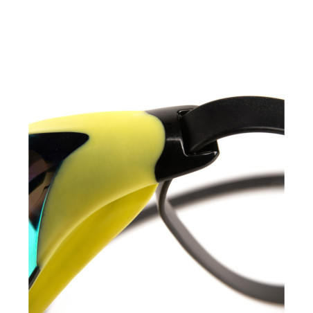 ARENA Cobra Core Swipe Mirror - Emerald Cyber Lime - Lunettes Natation