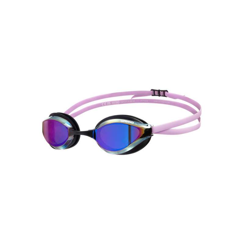 ARENA Python Mirror Violet Black Violet - Lunettes Natation | Les4Nages