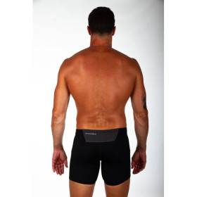 ZEROD BOXER Black Anthracite - Aquashort boxer Natation Homme