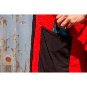 Parka ZEROD Imperméable Navy/Red