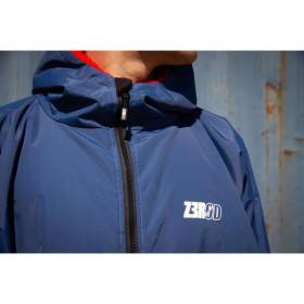 Parka ZEROD Imperméable Navy/Red