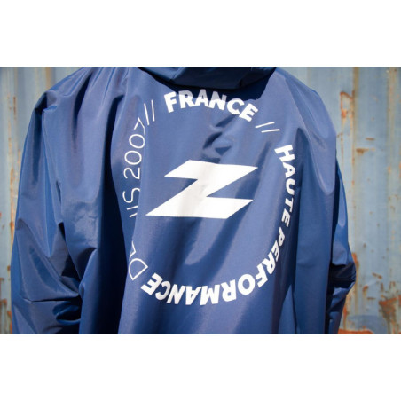 Parka ZEROD Imperméable Navy/Red | Les4Nages