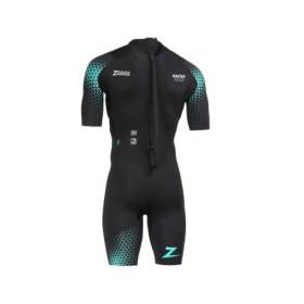 Zoggs PACER Tour SHORTY Black Blue - Combinaison Swimrun Homme