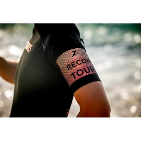 Zoggs RECON Tour Shorty Homme Black Red - Combinaison Eau Libre | Les4Nages