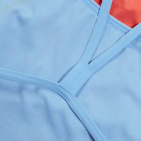 SPEEDO Solid VBack Pink Blue - Maillot de Bain Femme 1 piece