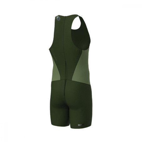 ZEROD RACER CEDAR GREEN - Trifonction Triathlon Homme sans manches | Les4Nages