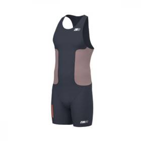 Trifonction Triathlon ZEROD RACER Homme Cinder Grey sans manches