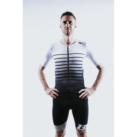 ZEROD TTSuit RACER Faded Mariniere - Trifonction Triathlon Homme manches courtes | Les4Nages ZEROD TTSuit RACER Faded Mariniere - Trifonction Triathlon Homme manches courtes | Les4Nages