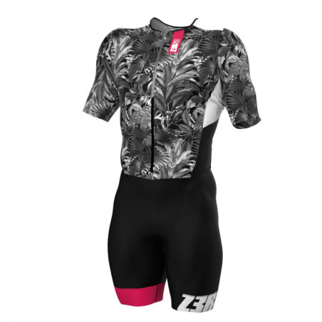 Trifonction Triathlon ZEROD TTSuit RACER HOMME Tropadelic Avec Manches Trifonction Triathlon ZEROD TTSuit RACER HOMME Tropadelic Avec Manches