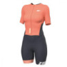 Trifonction Triathlon ZEROD TTSuit RACER FEMME Fusion Coral Avec Manches