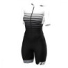Trifonction Triathlon ZEROD TTSuit RACER FEMME Faded Mariniere Avec Manches
