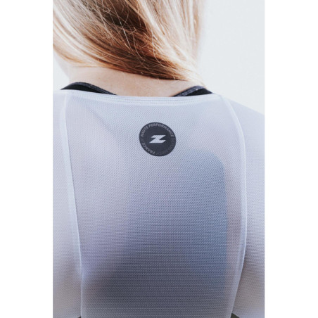 Trifonction Triathlon ZEROD TTSuit RACER FEMME Faded Mariniere Avec Manches | Les4Nages