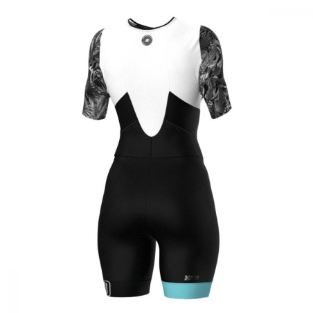 ZEROD TTSuit RACER Tropadelic - Trifonction Triathlon femme manches courtes | Les4Nages ZEROD TTSuit RACER Tropadelic - Trifonction Triathlon femme manches courtes | Les4Nages