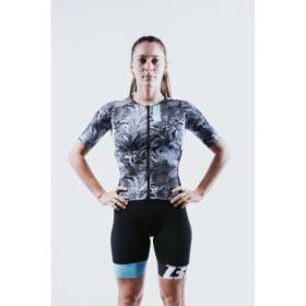 ZEROD TTSuit RACER Tropadelic - Trifonction Triathlon femme manches courtes