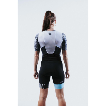 ZEROD TTSuit RACER Tropadelic - Trifonction Triathlon femme manches courtes | Les4Nages ZEROD TTSuit RACER Tropadelic - Trifonction Triathlon femme manches courtes | Les4Nages