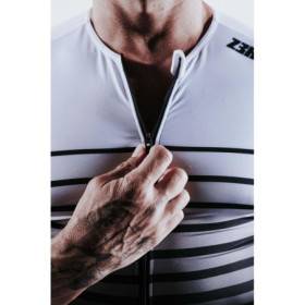 ZEROD Racer TT Faded Mariniere - Singlet Triathlon Homme manches courtes