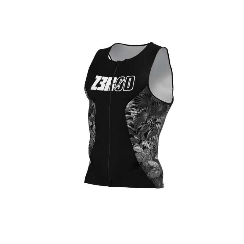 ZEROD Racer SINGLET Homme Tropadelic sans manches - Singlet Triathlon Homme