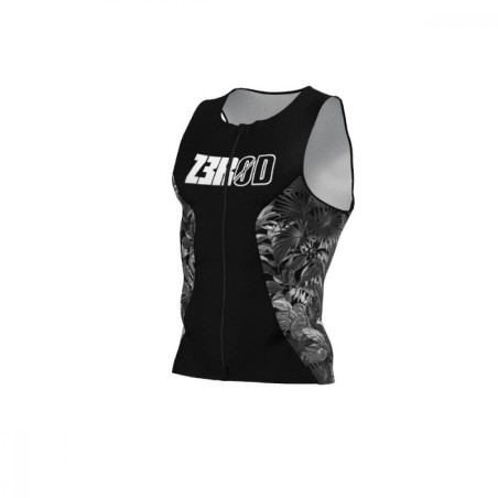 ZEROD Racer SINGLET Homme Tropadelic sans manches - Singlet Triathlon Homme ZEROD Racer SINGLET Homme Tropadelic sans manches - Singlet Triathlon Homme