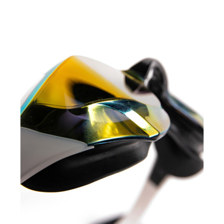 ARENA Cobra EDGE Swipe Mirror Gold White Black - Lunettes Natation - EN STOCK - EXCLU - ENVOI IMMEDIAT | Les4Nages