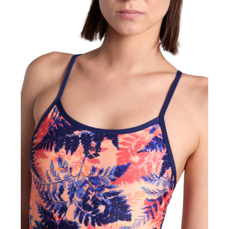 Arena REVERSIBLE Challenge Back NAVY-MULTI - Maillot Natation Femme 1 piece | Les4Nages