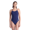 Arena SOLID Lace Back Navy White - Maillot de bain natation femme