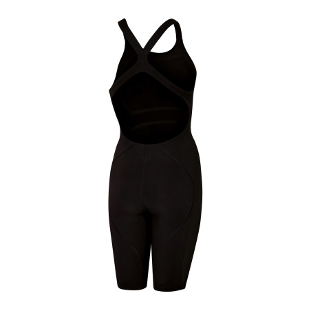 SPEEDO Fastskin LZR IGNITE OpenBack Kneeskin Dos Ouvert - Black - Combinaison Natation Competition Femme | Les4Nages