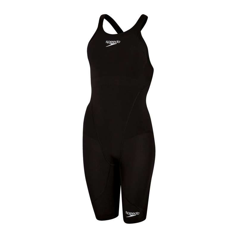 SPEEDO Fastskin LZR IGNITE OpenBack Kneeskin Dos Ouvert - Black - Combinaison Natation Competition Femme | Les4Nages