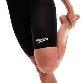 SPEEDO Fastskin LZR IGNITE OpenBack Kneeskin Dos Ouvert - Black - Combinaison Natation Competition Femme