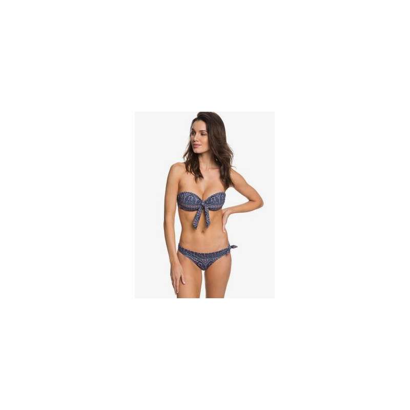 Bas de maillot de bain Roxy CHINA BLUE NEW MAIDEN SWIM ERJX203259- Maillot de bain 2 pièces | Les4Nages