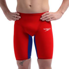 SPEEDO FastSkin LZR PURE VALOR 2.0 JAMMER - Red / Blue - Jammer Natation Competition Homme