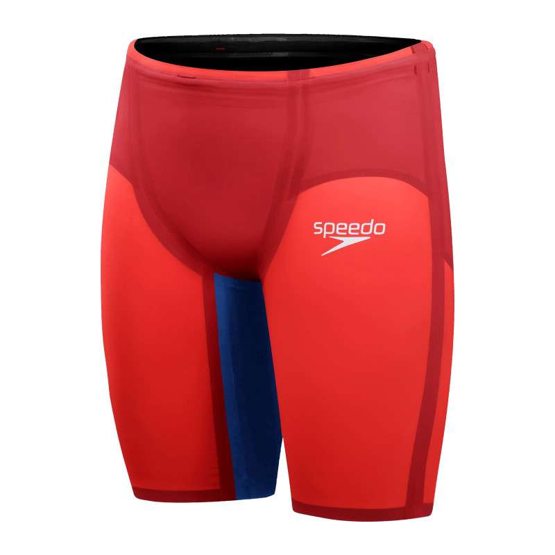 SPEEDO FastSkin LZR PURE VALOR 2.0 JAMMER - Red / Blue - Jammer Natation Competition Homme | Les4Nages