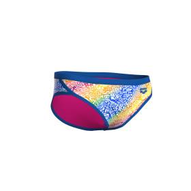 Arena SWIM BRIEFS PRINTED Royal White Multi - Maillot Natation Homme