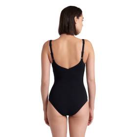 Arena Bodylift JEWEL R Black White - Maillot Natation Arena Aquagym