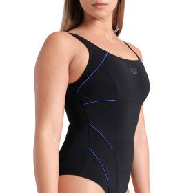 Arena BODYLIFT JEWEL R Black Bright Blue - Maillot Natation Arena Aquagym