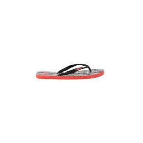 Arena BEACH THONG MONOGRAM BLACK-WHITE - Claquettes plage