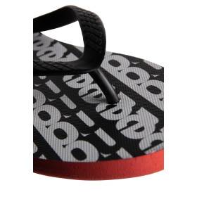 Arena BEACH THONG MONOGRAM BLACK-WHITE - Claquettes plage