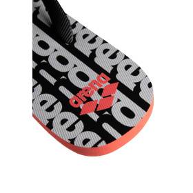 Arena BEACH THONG MONOGRAM BLACK-WHITE - Claquettes plage