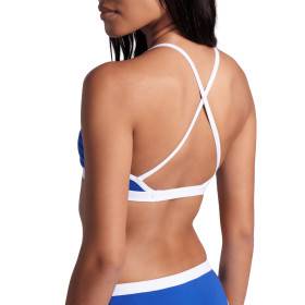 Bikini Arena ICONS Cross Back Solid ROYAL WHITE - Maillot Natation Femme 2 pieces