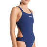 Arena Swimsuit TECH Multi SOLID Navy White- Maillot Natation Femme 
