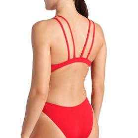 Arena Swimsuit TECH Multi SOLID Red White- Maillot Natation Femme 