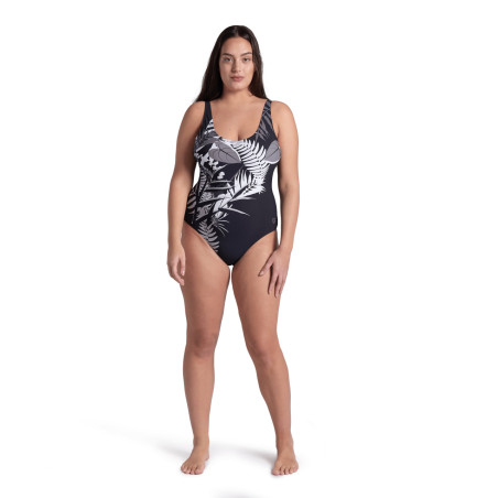 Arena Bodylift LUCY Lightcross PLUS Black Multi Black - Maillot Grandes Tailles Natation Arena Aquagym | Les4Nages Arena Bodylift LUCY Lightcross PLUS Black Multi Black - Maillot Grandes Tailles Natation Arena Aquagym | Les4Nages