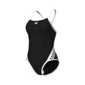 Arena ICONS Team SUPER FLY BACK Black White - Maillot Natation Femme 