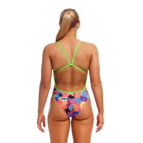FUNKITA Lotsa Pop Dos Single Strength - Maillot de bain Femme Natation 1 piece