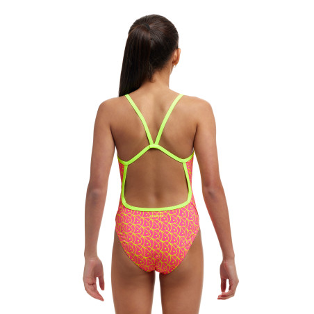 FUNKITA (8-14ans) Swim School Dos Single Straps - Maillot de bain Natation Fille 1 piece | Les4Nages FUNKITA (8-14ans) Swim School Dos Single Straps - Maillot de bain Natation Fille 1 piece | Les4Nages