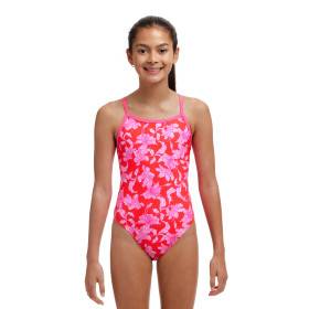 FUNKITA (8-14ans) Fire Flyer Dos Single Straps - Maillot de bain Natation Fille 1 piece