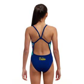 FUNKITA (8-14ans) Vive La Funky Dos Single Straps - Maillot de bain Natation Fille 1 piece